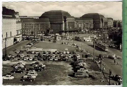 Leipzig, Hauptbahnhof,Verlag: Felix Setecki, Berlin,  Postkarte, Erhaltung: I-II, unbenutzt, Maße: 14,8 x 10,5 cm