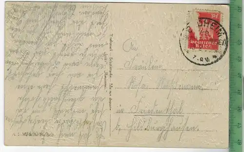 Künstler Karte, 1925 Verlag: ------, POSTKARTE- mit Frankatur, mit  Stempel, gelaufen, Erhaltung: I-II,