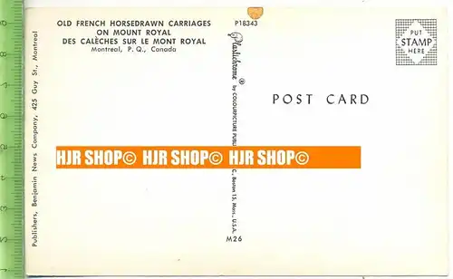 „Montreal“,   Ansichtskarte  ungebrauchte Karte