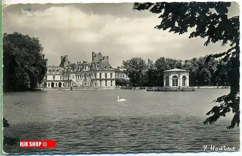 Postkarte  Palais de Fontainebleau   gelaufen, frankiert, 1963