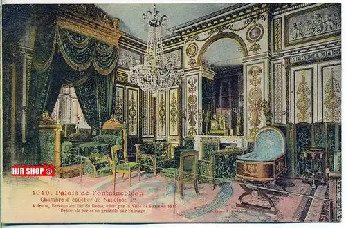 Postkarte  Palais de Fontainebleau ,  ungelaufen,