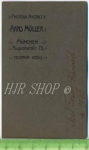 Hans Möller, München vor 1900 kl.. Format, s/w., I-II,