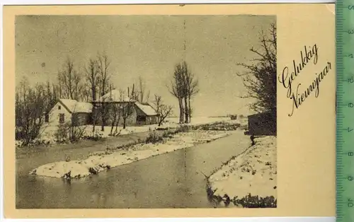 Alte niederländische Neujahrskarte Verlag:, POSTKARTE Erhaltung: I-II, Karte wird in Klarsichthülle verschickt.(H)