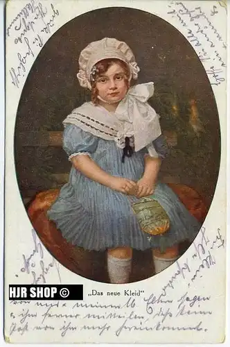 um 1910/1920 Ansichtskarte,  Das neue Kleid