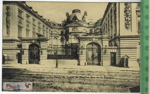 Bruxelles. Le palais du Conrle, de Flandre, Rue de la Regenze -- Verlag: Edit. S.-D. 129 r. Rogier, Brux., POSTKARTE