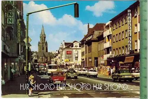 Letmathe, Hagener Straße, Dom St. Kilian,  Verlag: Jos. Grobbel KG, Fredeburg, Postkarte mit Frankatur, mit Stempel,