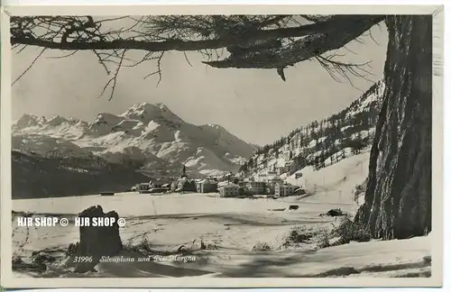 um 1920/1930 Ansichtskarte,  „Silvaplana,“ mit Frankatur