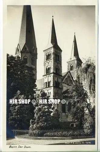 um 1920/1930 Ansichtskarte,  „Bonn, Der Dom“  ungebrauchte Karte