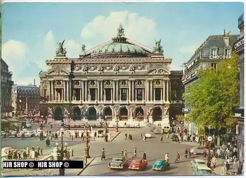 um 1960/1970 Ansichtskarte,  „Place de I` Opèra“ mit Frankatur