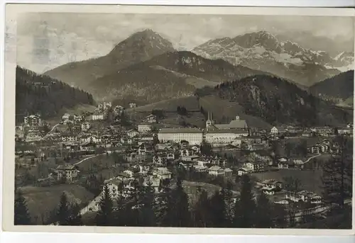 Berchtesgaden mit dem Untersberg  Nr.321.- 1929, Verlag: Karl Ermisch, Berchtesgaden, POSTKARTE ohne Frankatur,