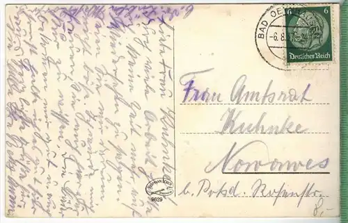 Bad Oeynhausen, Kurhaus - 1937Verlag: ------------- POSTKARTEFrankatur,  Stempel, BAD  OEYENHAUSEN 6.8.37   Erhaltung: I