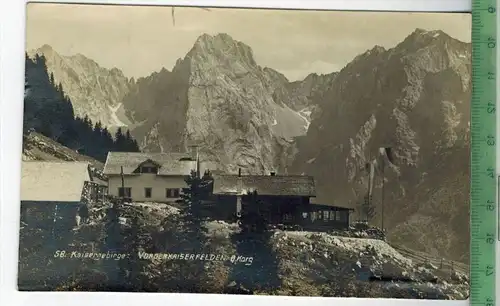 KAISERGEBIRGE, Verlag: Anton Karg, Kufstein.; unbenutzte Karte, Erhaltung:I-II, Karte wird in Klarsichthülle