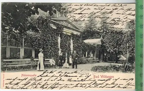 Bad Wildungen, Helenenquelle,  1902 -