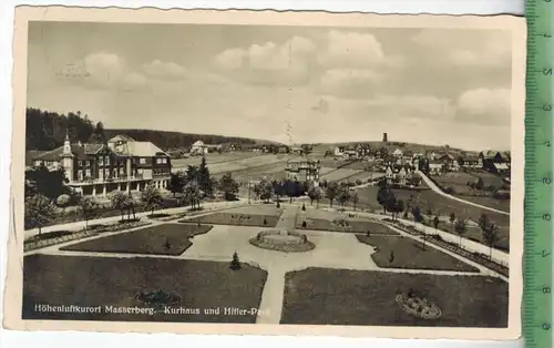 Höhenluftkurort Masserberg. Kurhaus u. Hitler-Park -1938 -