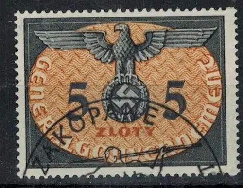 1940, Generalgouvernement, MiNr. 15 –5 Zl ZUSTAND: I-II