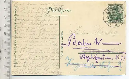Kurort Braunlage, um 1905 Verlag: Franz Senger, Postkarte mit Frankatur, mit Stempel, Braunlage 4.9.06 Erhaltung: I-II