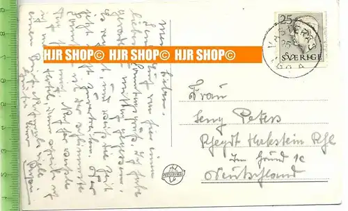 „Västeras, Stora Torgel, Stadshotellet“  um 1950/1960    Ansichtskarte  mit Frankatur, mit Stempel,