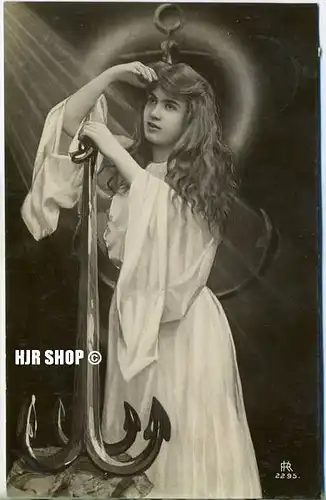 um 1900/1910 Ansichtskarte “Heilige“,  gelaufene Karte