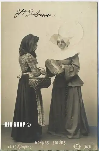 um 1900/1910 Ansichtskarte “Bonnes Soeurs“,  gelaufene Karte