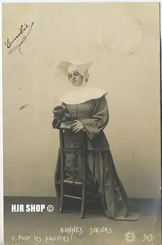 um 1900/1910 Ansichtskarte “Bonnes Soeurs“,  gelaufene Karte