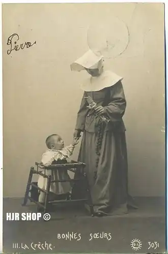 um 1900/1910 Ansichtskarte “Bonnes Soeurs“,  gelaufene Karte
