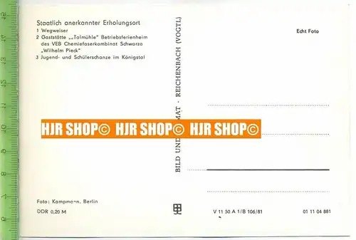 „Cursdorf, Kr. Neuhaus am Rennweg“ um 1970/1980, Ansichtskarte  ungebrauchte Karte