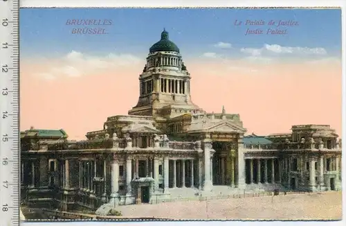 Le Palais de Justice, Brüssel Verlag----, Postkarte,  Erhaltung: I –II, Karte wird in Klarsichthülle verschickt.(M)