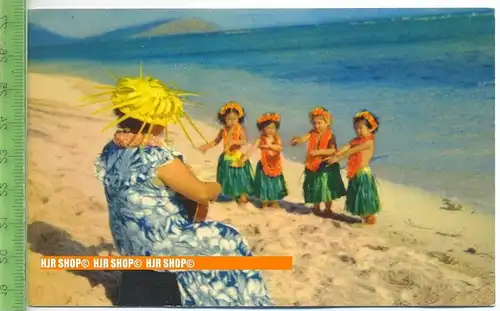 „Hula - Tots “, Ansichtskarte,  ungebrauchte Karte