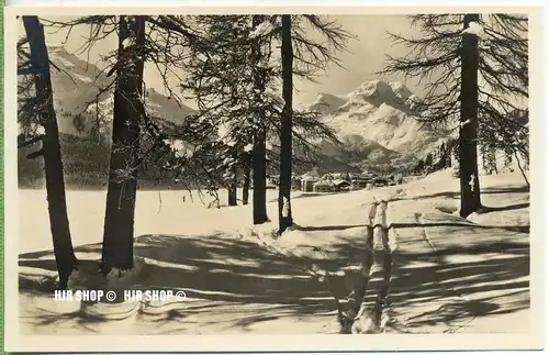 um 1920/1930 Ansichtskarte,  „Silvaplana“ , ungebrauchte Karte
