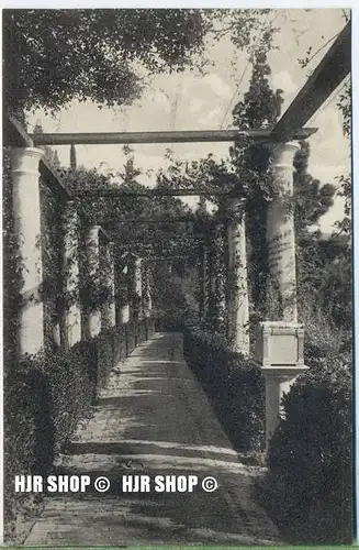 um 1920/1930 Ansichtskarte,  „La Mortola, Villa Hanbury“ , ungebrauchte Karte
