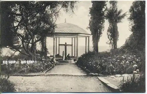 um 1920/1930 Ansichtskarte,  „La Mortola, Villa Hanbury“,  ungebrauchte Karte