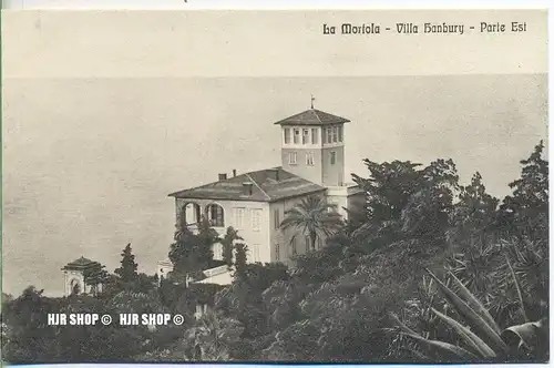 um 1920/1930 Ansichtskarte,  „La Mortola, Villa Hanbury“,  ungebrauchte Karte
