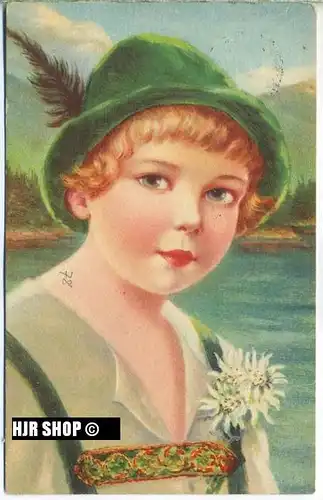 um 1920/1930 Ansichtskarte Mädchen