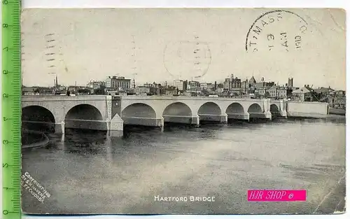 Hartford Bridge Gel. 8.01.1910/ Hartford. Conn.