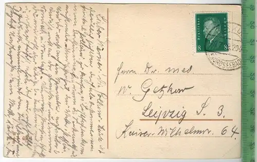 Kinder 1929, Verlag: -----, Postkarte mit Frankatur  und Stempel, BORKUM, 26.7.29, MIT BEFÖRDERUNGSSPUREN,