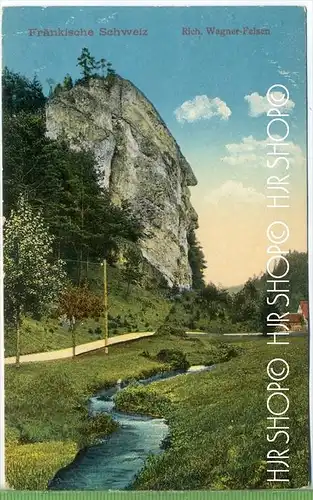 Fränk. Schweiz, Rich. Wagner-Felsen um 1920/1930, Verlag: Gebr. Metz, Tübingen, Nr.50463 Postkarte, unbenutzt