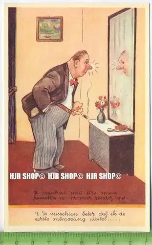 „Spaßkarte“ um 1950/1960, Ansichtskarte, ungebrauchte Karte