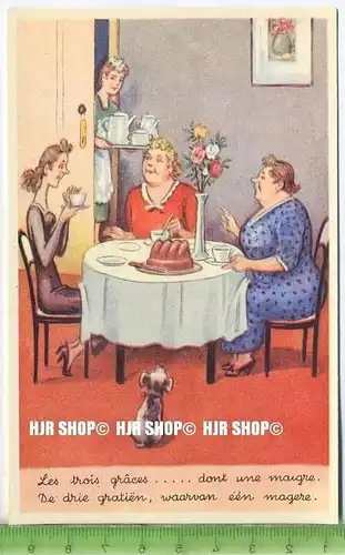 „Spaßkarte“ um 1950/1960, Ansichtskarte, ungebrauchte Karte