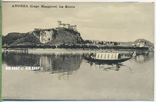 um 1920/1930 Ansichtskarte  „Rocca di Angera“  ungebrauchte Karte