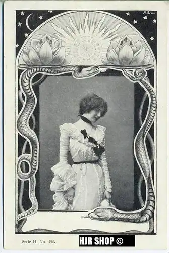 um 1910/1920 Ansichtskarte "Jugendstil"