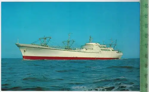 Nuclear Ship Savannah, Verlag: ---------,  Postkarte, 2x Sonderst., 1. Atlantiküberquerung 20.6.64, unbenutzte Karte