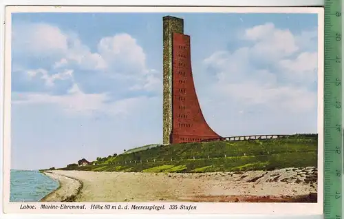 Laboe, Marine-Ehrenmal, Verlag: --------------,  Postkarte, unbenutzte Karte, Erhaltung:I-II,