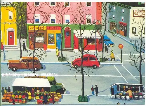 WIECHMANN – BILDKARTEN K. Rodko, Strassenszene, Nr.5206