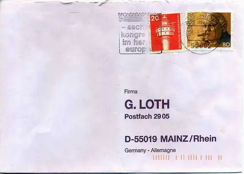 Brief, 29.06.1991, AACHEN 1 – MAINZ,