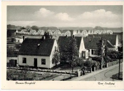 Bremen-Borgfeld, neue Siedlung um 1970/1980, Verlag: H. Hannuß, Bremen-Borgfeld , POSTKARTE   Erhaltung: I-II