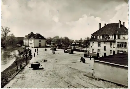 Celle, Niedersächsische-Landesfeuerwehrschule um 1960/1970, Verlag: Harder, Celle ,  POSTKARTE,  mit Frankatur,