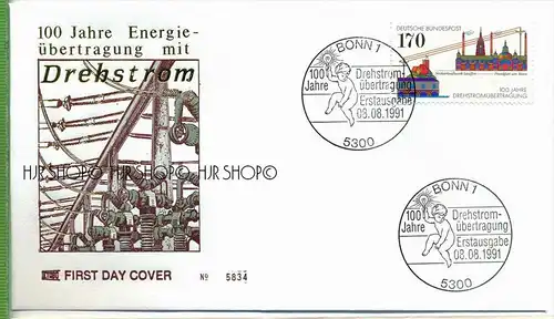 1991, Minr 1557, FDC Zustand: sehr gut