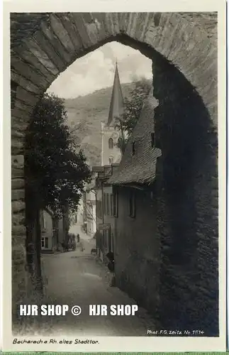 um 1920/1930 Ansichtskarte,  Bacharach am Rhein  ungebrauchte Karte