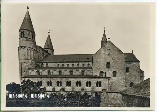 um 1920/1930 Ansichtskarte,  „Gernrode, Stiftskirche“  ungebrauchte Karte