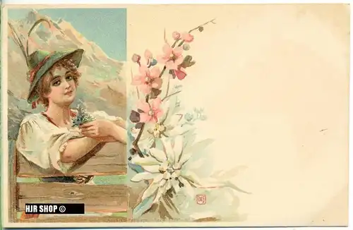 um 1920/1930 Ansichtskarte "Lithografie", ungebrauchte Karte in  guter Erhaltung